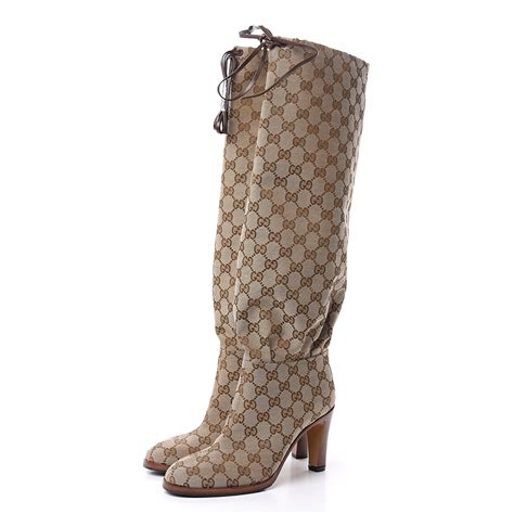 gucci boots with rhinestones|gucci monogram boots price.